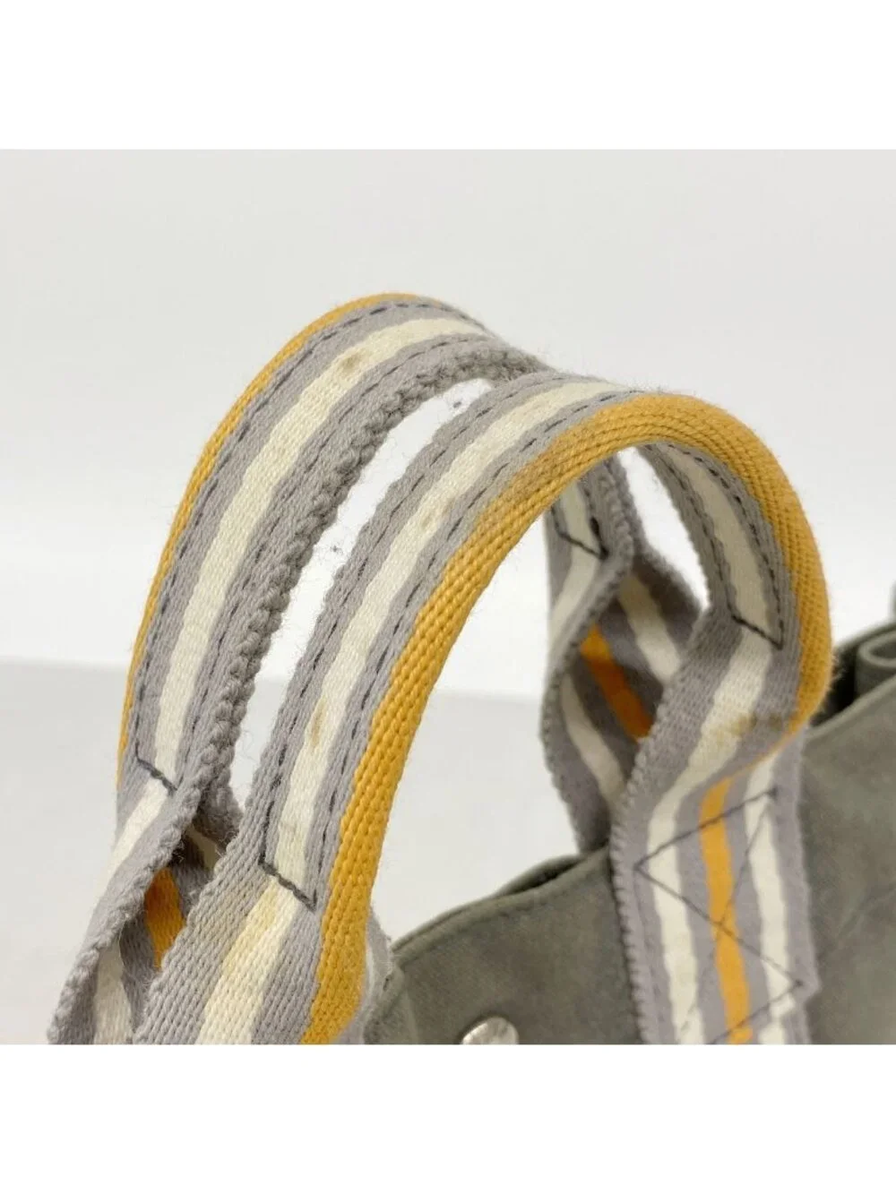 Hermes Tote Fourre Tout PM Canvas Gray Silver